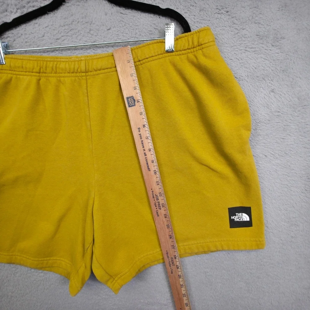 The North Face Never Stop Sweat Shorts Mens 3XL Mineral Gold Fleece Lined Lounge